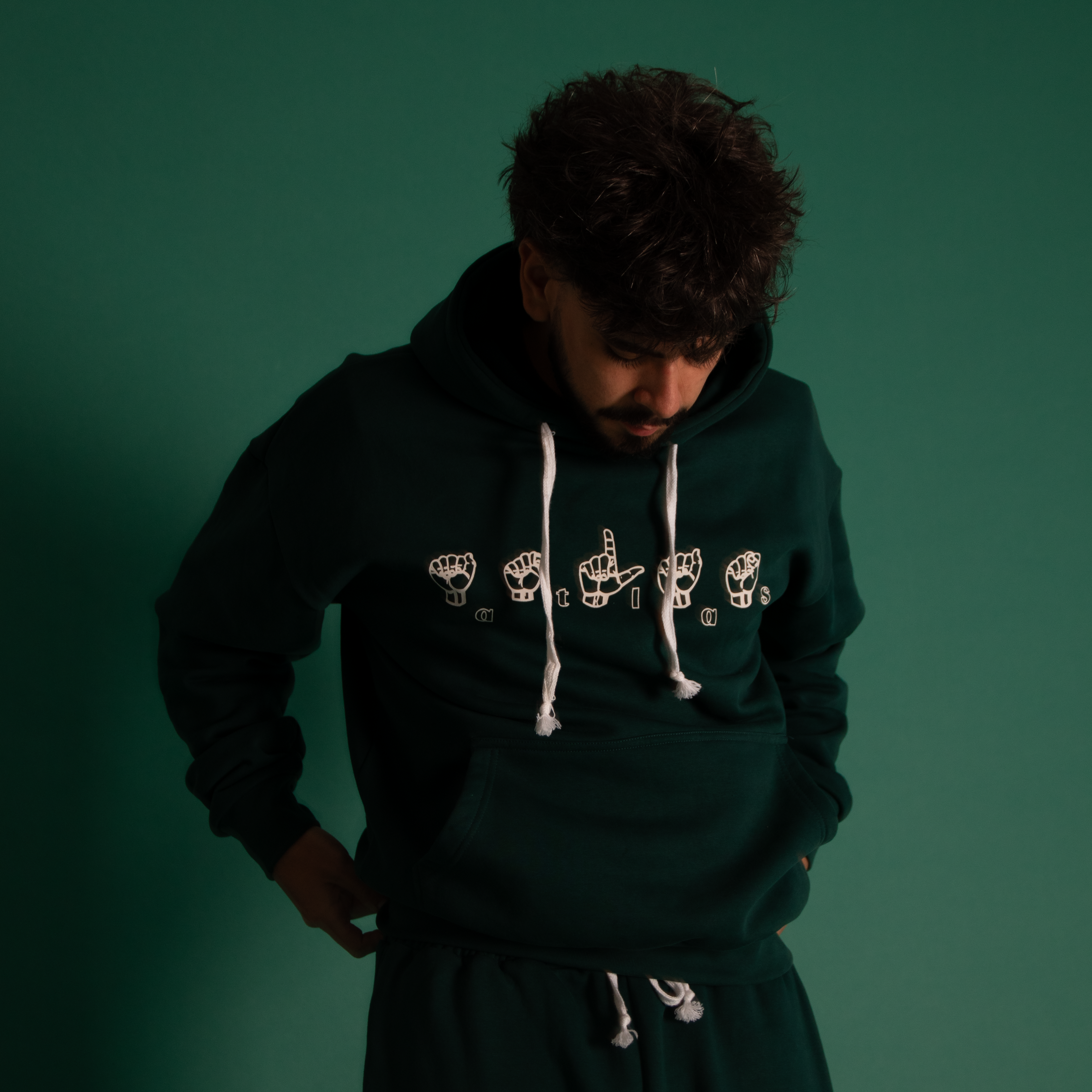 ASL HOODIE [FOREST GREEN]